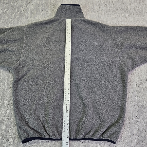Men Patagonia synchilla pullover sweater sz. S gray - Picture 6 of 11